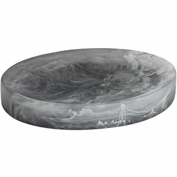 Мыльница WasserKRAFT Neime K-1929 Черная Белая — фото 1, Мыльницы