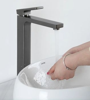 Смеситель для раковины Gappo G17-9 G1017-92 Оружейная сталь — фото 11, Смесители для раковины