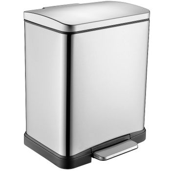 Ведро для мусора WasserKRAFT K-622 Нержавеющая сталь — фото 1, Мусорные ведра