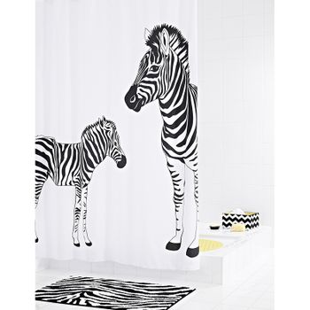 Штора для ванны Ridder Zebra 200х180 Белая — фото 1, Шторы для ванной