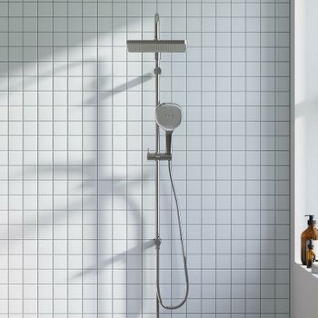 Душевая система Damixa Merkur 940000000 Хром — фото 2, Душевые стойки