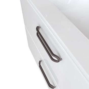 Тумба с раковиной Iddis Brick 100 BRI10WFi95K Белая — фото 5, Тумбы с раковиной