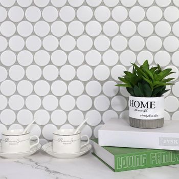 Керамогранитная мозаика Bonaparte Brick White 28,7х29,2 см — фото 2, Мозаика