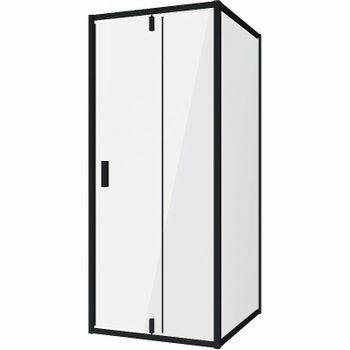 Душевой уголок Niagara Nova 80х80 NG-83-8AB-A80B профиль Черный стекло прозрачное — фото 1, Квадратные душевые уголки