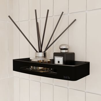 Полка корзина Iddis SHE10SBi44 Черная — фото 2, Полки для ванной и душа