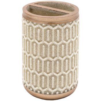 Стакан для зубных щеток Ridder Laila 2159209 Бежевый — фото 1, Стаканы для зубных щеток