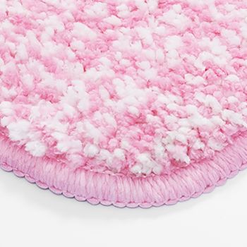 Коврик для ванной комнаты WasserKRAFT Inn 90х60 BM-4305 Розовый — фото 3, Коврики для ванной комнаты