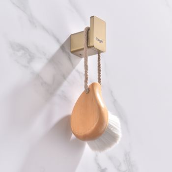 Крючок Raglo R301.05.03 Золото матовое — фото 6, Крючки для полотенец