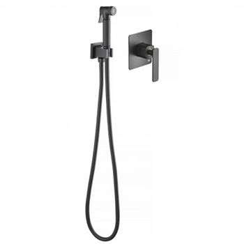 Гигиенический душ со смесителем Timo Torne 4389/03SM Черный — фото 1, Гигиенические души