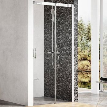 Душевая дверь Ravak Matrix MSD2-120 R 0WPG0C00Z1 профиль Хром стекло Transparent — фото 1, Раздвижные душевые двери