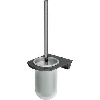 Ершик для унитаза WasserKRAFT Wiese K-8927 Оружейная сталь — фото 1, Ершики для унитаза