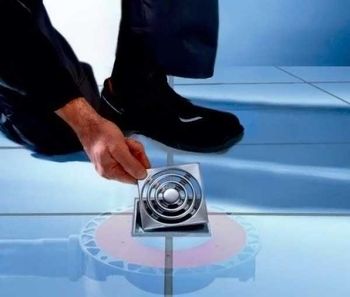 Трап для душа Tece Drainpoint S120 3601200 горизонтальный с декоративной решеткой с фланцем — фото 2, Трапы для душа