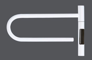 Электрический полотенцесушитель Vincea 39х25 VTD-1P1WE Белый — фото 2, Электрические полотенцесушители