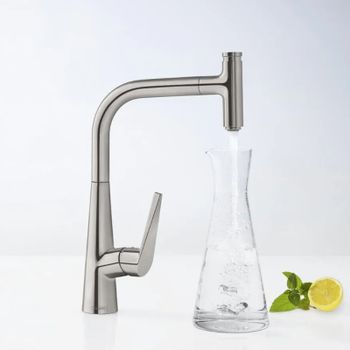 Смеситель для кухни Hansgrohe Talis Select 72821800 Сталь — фото 3, Смесители для кухни