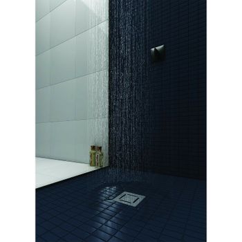 Душевой трап Berges Platz Norma 100x100 090158 с решеткой Хром матовый — фото 3, Трапы для душа