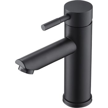 Смеситель для раковины Orange Steel M99-021b Черный матовый — фото 1, Смесители для раковины