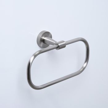 Кольцо для полотенец WasserKRAFT Tauber K-64460 Никель — фото 2, Полотенцедержатели