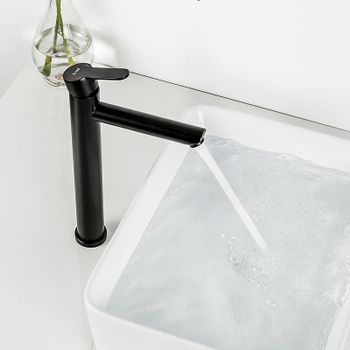 Смеситель для раковины Frap H801 F10801-62 Черный матовый — фото 9, Смесители для раковины