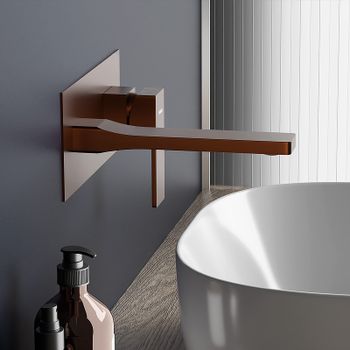 Смеситель для раковины Damixa Gala 530260500 Розовое золото — фото 3, Смесители для раковины