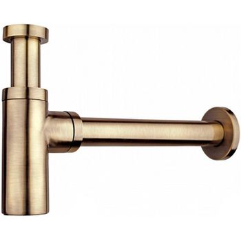Сифон для раковины SantiLine SL-117 Бронза — фото 1, Сифоны для раковины