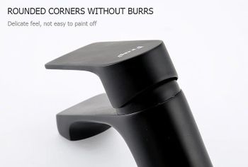 Смеситель для раковины Frap H71-6 F1071-6 Черный матовый — фото 4, Смесители для раковины