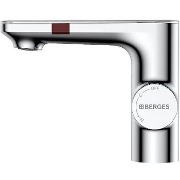 Смеситель для раковины Berges Morans 076001 с термостатом Хром — фото 7, Смесители для раковины