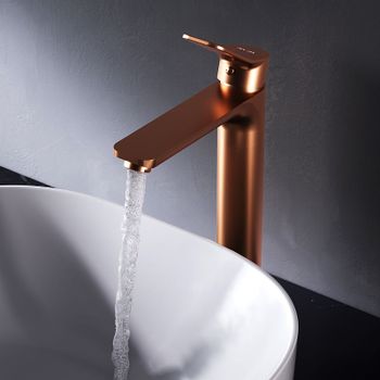 Смеситель для раковины AM.PM X-Joy F85A92044 Розовое золото — фото 6, Смесители для раковины