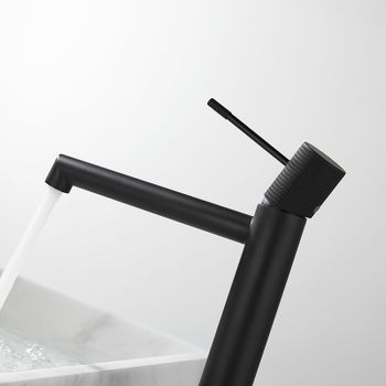 Товар: Смеситель для раковины Vincea Desire VBF-1D2MB Черный матовый - фото 4 Смеситель для раковины Vincea Desire VBF-1D2MB Черный матовый — фото 4, Смесители для раковины