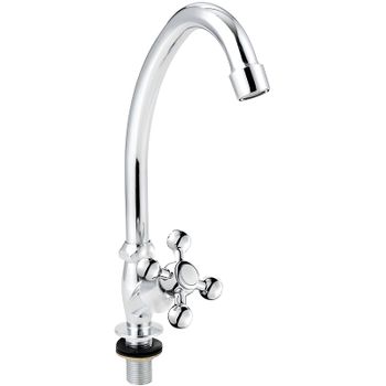 Кран для одного типа воды Viko V-1000 Хром — фото 1, Краны