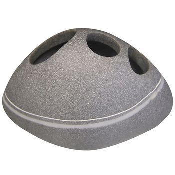 Стакан для зубных щеток Ridder Little Rock 22190207 Серый — фото 1, Стаканы для зубных щеток