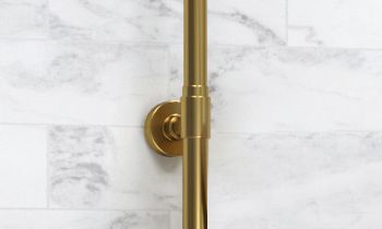 Душевая система WasserKRAFT Aisch A199.262.201.BG Thermo с термостатом Золото матовое — фото 11, Душевые стойки