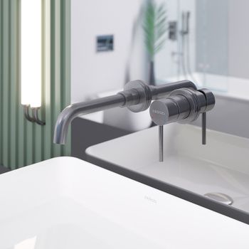 Смеситель для раковины Berges Ventas R 076016 Оружейная сталь — фото 4, Смесители для раковины