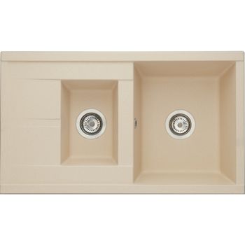 Кухонная мойка Aquaton Делия 87 1A716232DE290 Шампань — фото 1, Кухонные мойки