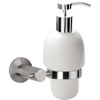 Дозатор для жидкого мыла Remer Minimal Mi13INOXCR Нержавеющая сталь — фото 1, Дозаторы