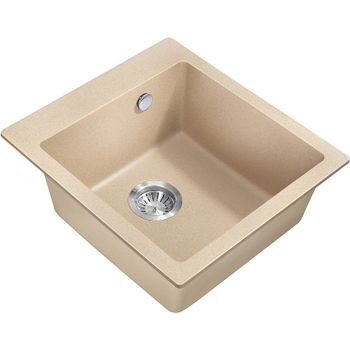Товар: Кухонная мойка Milacio Murcia 46 Cuarzo MC.77034 Бежевая - фото 1 Кухонная мойка Milacio Murcia 46 Cuarzo MC.77034 Бежевая — фото 1, Кухонные мойки