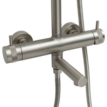 Душевая система Allen Brau Priority 5.31A10-BN Никель брашированный — фото 8, Душевые стойки