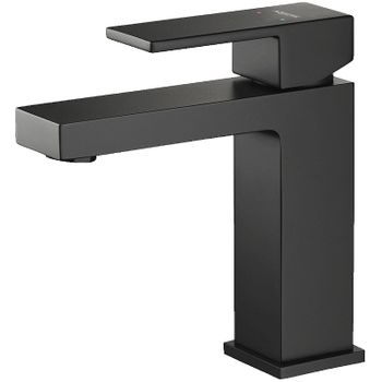 Смеситель для раковины Aquatek Либра AQ1610MB Черный матовый — фото 1, Смесители для раковины