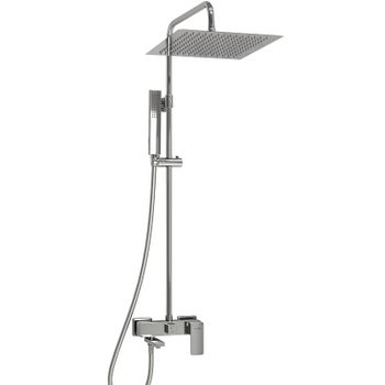 Душевая система WasserKRAFT A177.118.103.087.CH Хром — фото 5, Душевые стойки