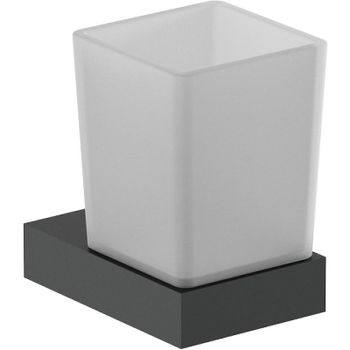 Стакан для зубных щеток Nofer Corinto 16931.N Черный — фото 1, Стаканы для зубных щеток