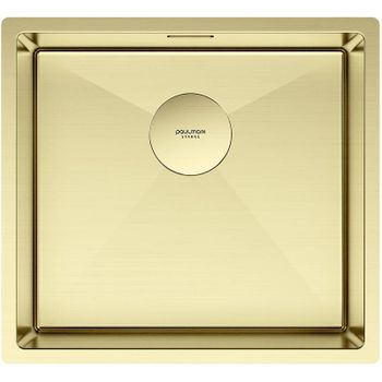 Товар: Кухонная мойка Paulmark Next 48 Uni PM214844-LG Светлое золото - фото 1 Кухонная мойка Paulmark Next 48 Uni PM214844-LG Светлое золото — фото 1, Кухонные мойки