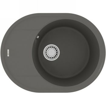 Кухонная мойка Lemark Lacha 620 9910053 Серый шелк — фото 1, Кухонные мойки