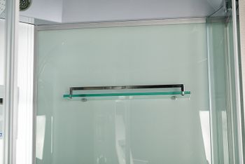 Душевой бокс WeltWasser WW500 Emmer 15055-2 150х150 10000004658 профиль Хром стекло прозрачное — фото 6, Душевые боксы