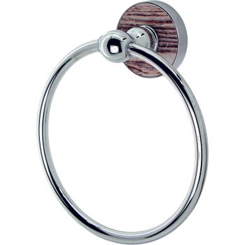 Кольцо для полотенец WasserKRAFT Regen K-6960 Хром — фото 1, Полотенцедержатели