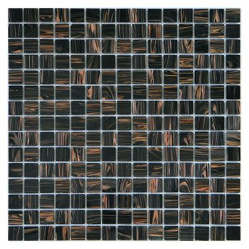 Стеклянная мозаика Orro Mosaic Classic Sable Black GC45 32,7х32,7 см — фото 1, Мозаика