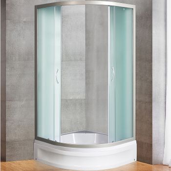 Душевой уголок River Don XL 90x90 MT 10000008317 с поддоном — фото 1, Душевые уголки четверть круга