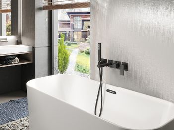 Смеситель для ванны Timo Selene 2014/03YSM Черный — фото 2, Смеситель для ванны