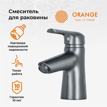 Товар: Смеситель для раковины Orange Tony M54-021Gr Графит - фото 5 Смеситель для раковины Orange Tony M54-021Gr Графит — фото 5, Смесители для раковины