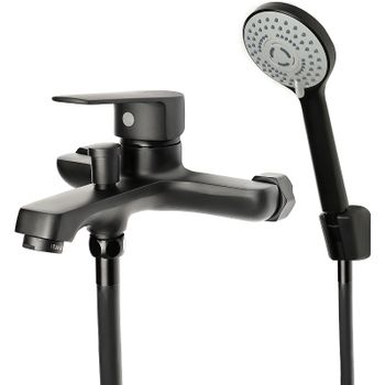 Смеситель для ванны Orange Loop M26-100B Черный — фото 2, Смеситель для ванны