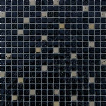 Стеклянная мозаика Orro Mosaic Glass Antracit 30х30 см — фото 1, Мозаика