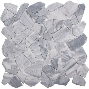 Керамическая мозаика StarMosaic Wild Stone Split Grey Matt JMST050 30,5x30,5 см — фото 1, Мозаика